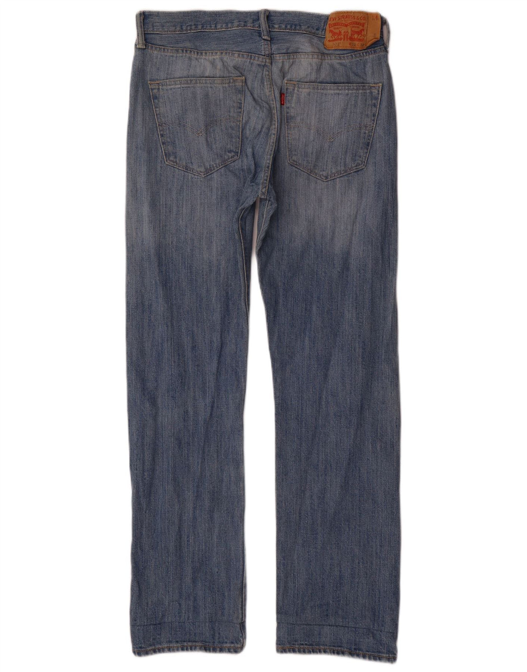 Levi's Mens 501 Straight Jeans W32 L32 Blue Cotton