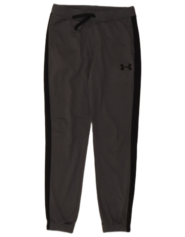 Under Armour Boys Tracksuit Trousers Joggers 11-12 Years Large Grey