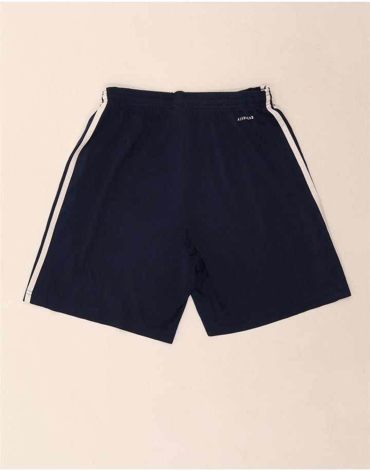 Adidas Mens Aeroready Sport Shorts Medium  Navy Blue Polyester