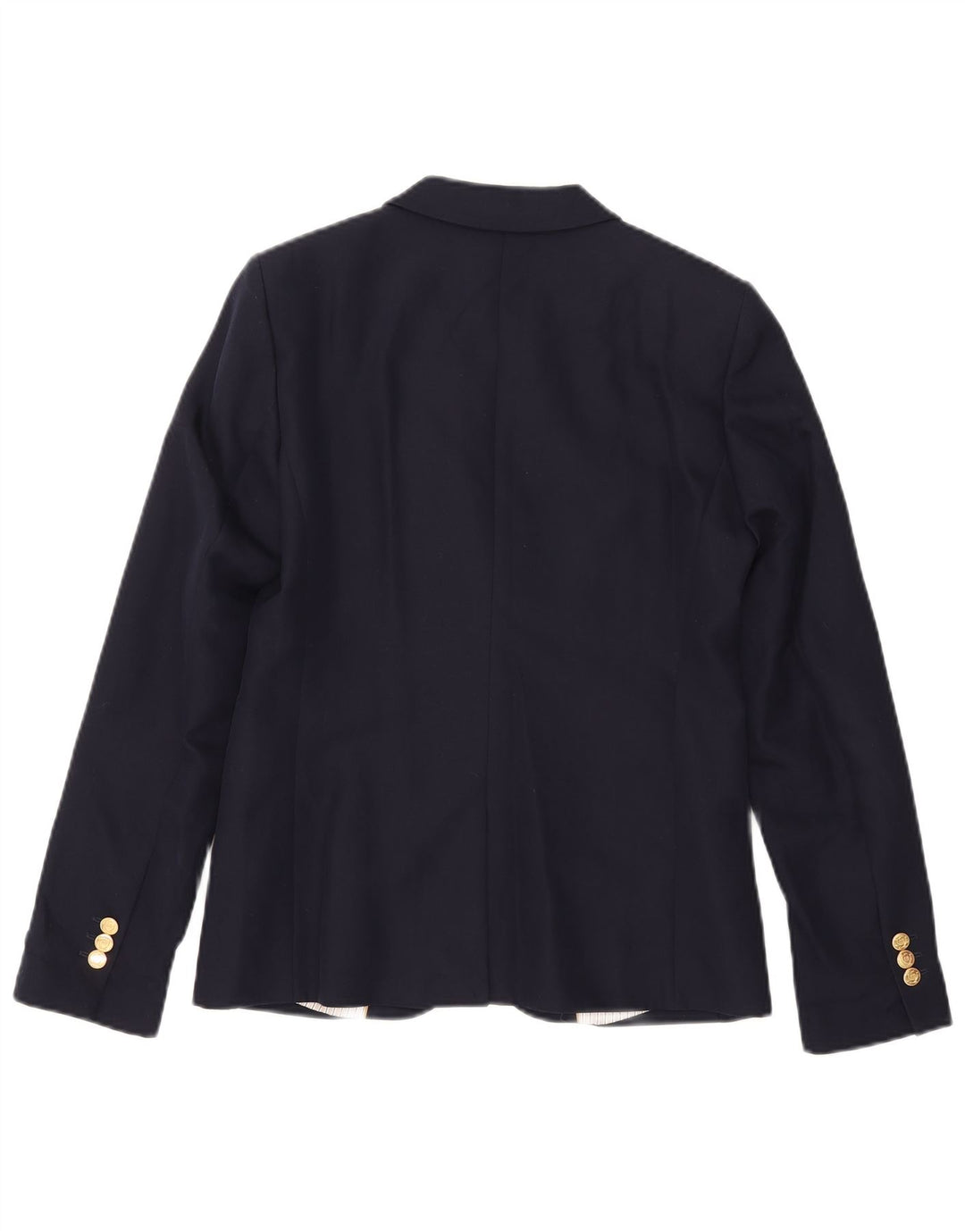Massimo Dutti Womens 1 Button Blazer Jacket EU 40 Medium Navy Blue