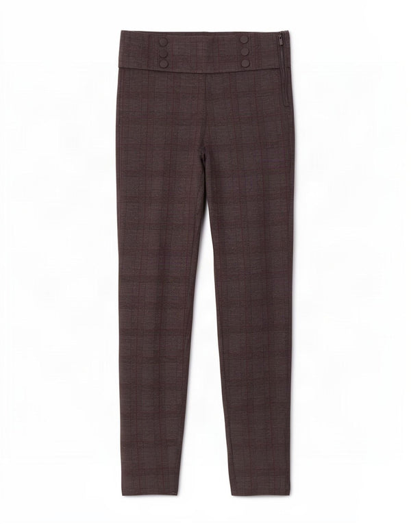 Zara Womens Trafaluc Legging Casual Trousers Medium W30 L29 Grey Check