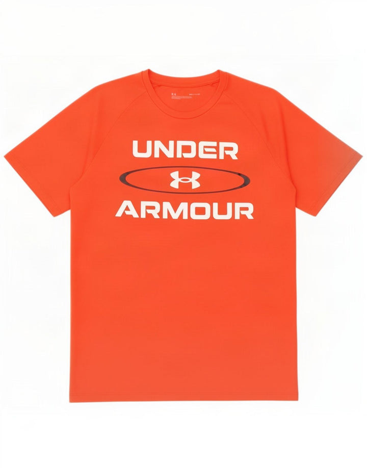 Under Armour Mens Graphic T-Shirt Top Small Red Polyester