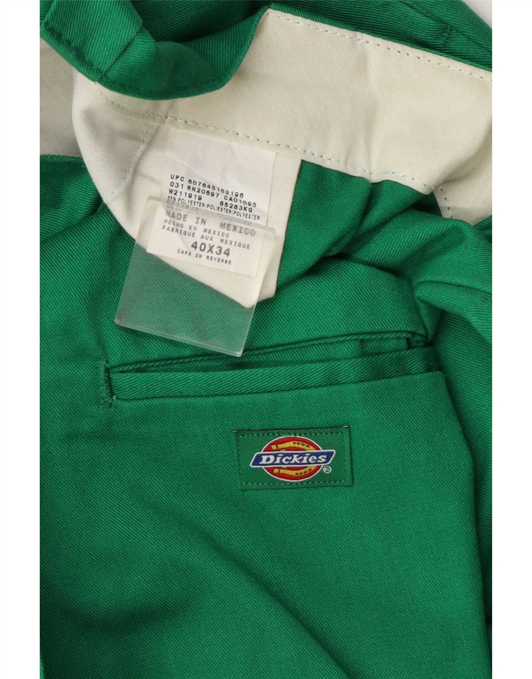 Dickies Mens Cargo Shorts W40 XL Green Polyester