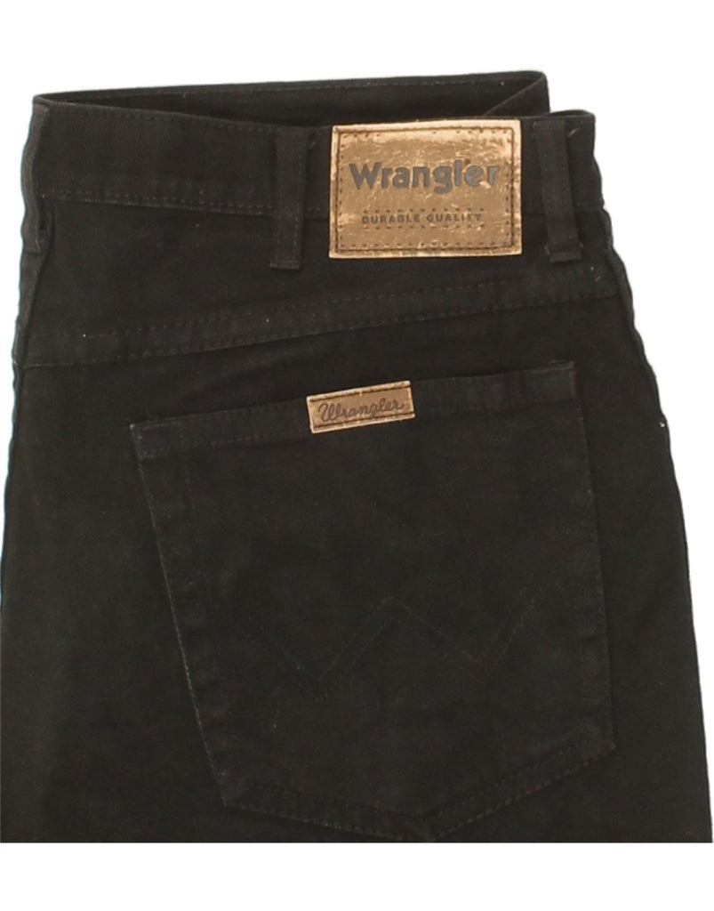 WRANGLER Womens Regular Fit Casual Trousers W36 L30 Black Cotton Vintage Wrangler and Second-Hand Wrangler from Messina Hembry 