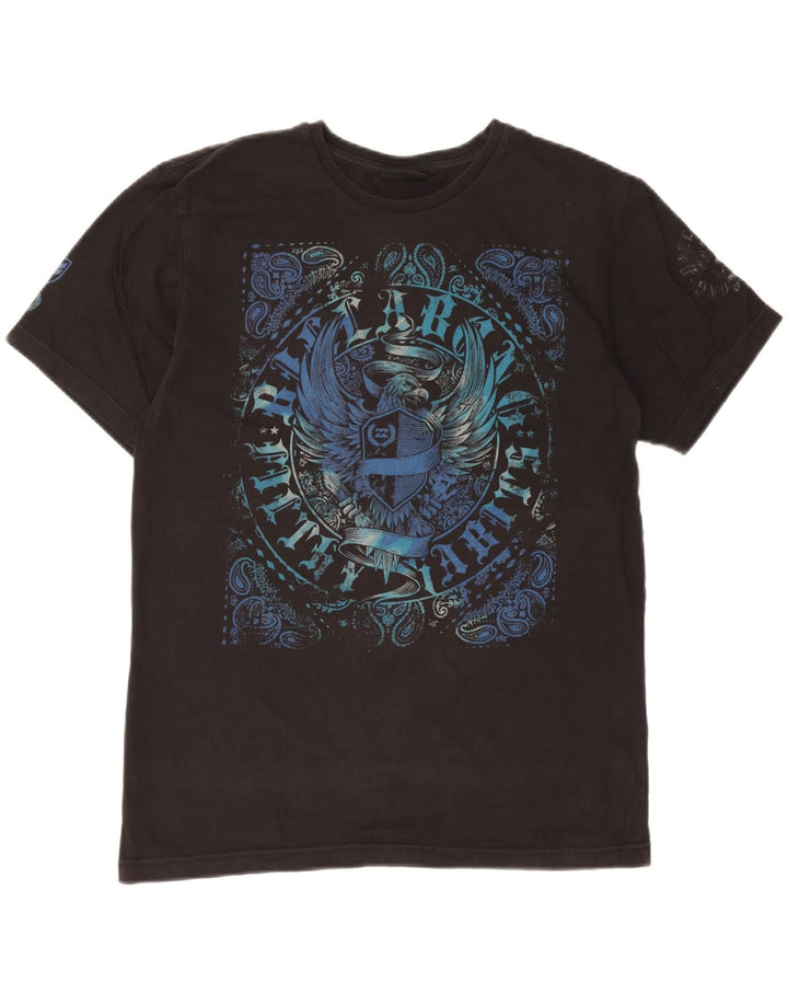 Billabong Mens Graphic T-Shirt Top Large Grey Cotton