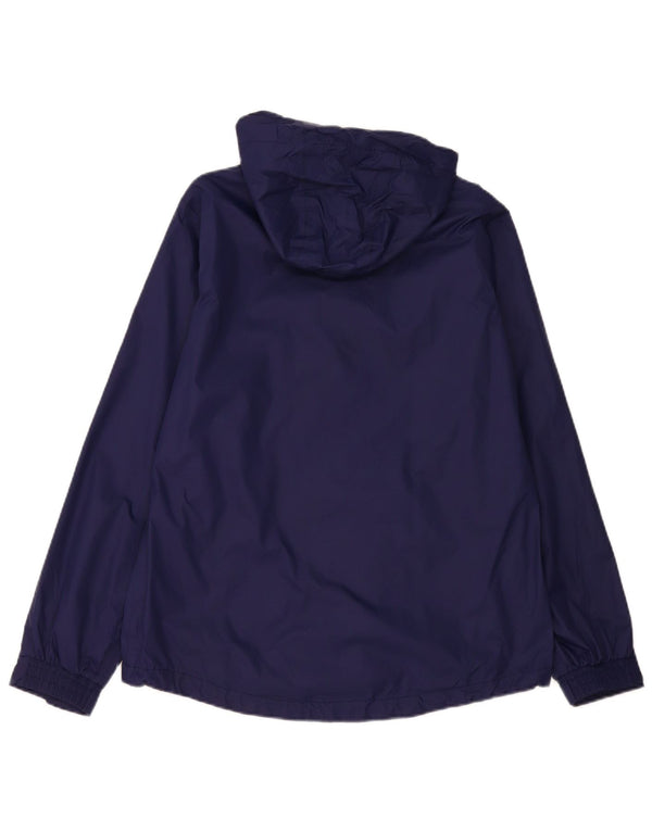Mountain Warehouse Womens Hooded Rain Jacket UK 12 Medium Navy Blue