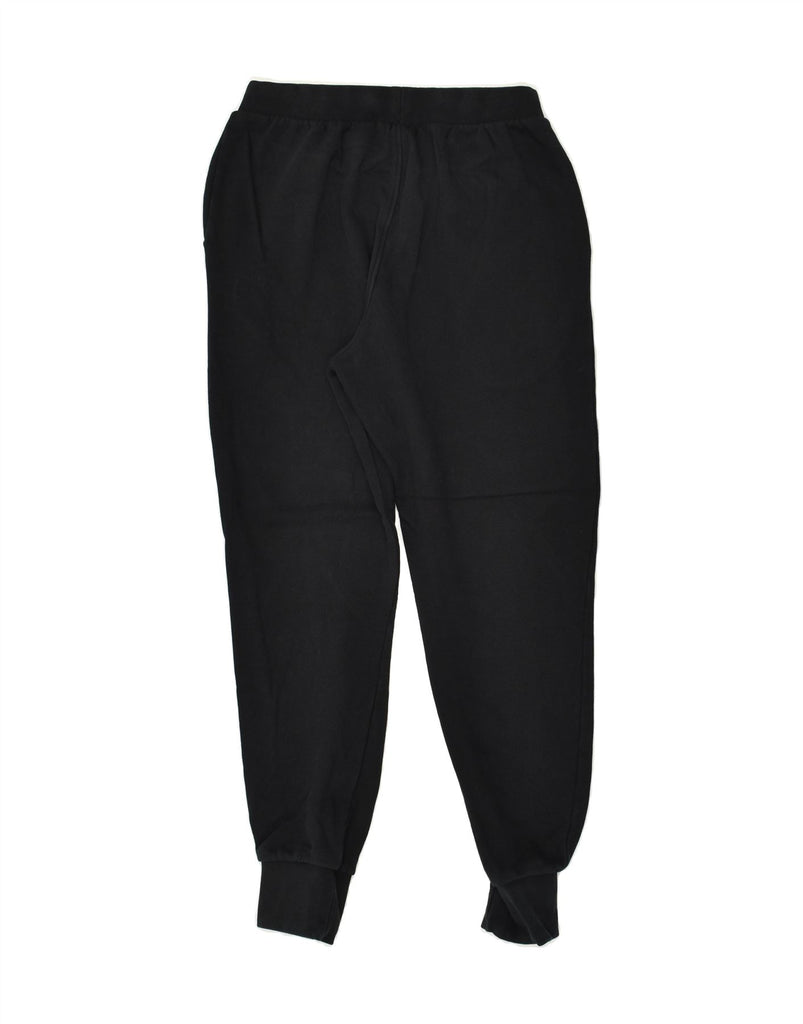 KAPPA Mens Tracksuit Trousers Joggers Small Black Cotton | Vintage Kappa | Thrift | Second-Hand Kappa | Used Clothing | Messina Hembry 