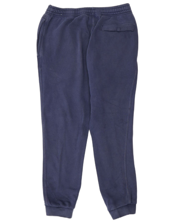 NIKE Mens Tracksuit Trousers Joggers Large  Navy Blue Cotton