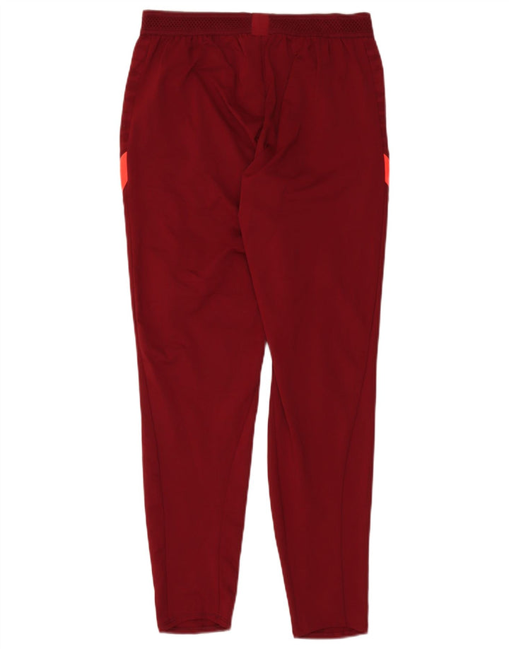 Nike Mens Tracksuit Trousers Medium Red Colourblock Polyester