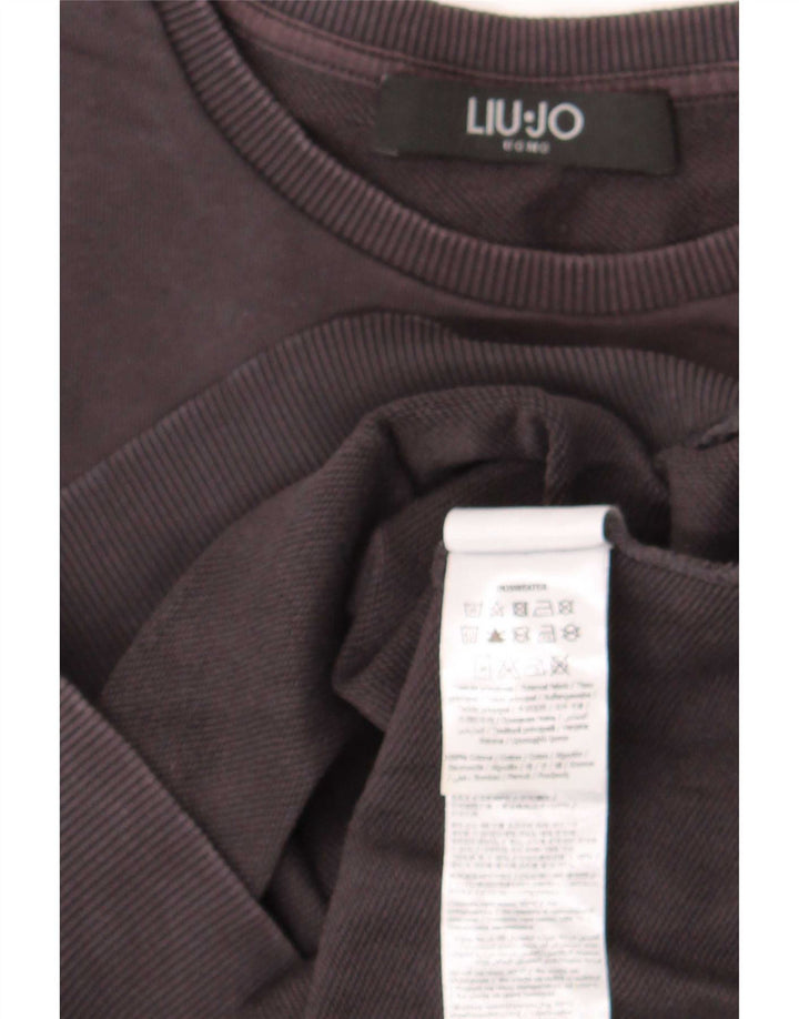 Liu Jo Mens Sweatshirt Jumper Large Grey Cotton