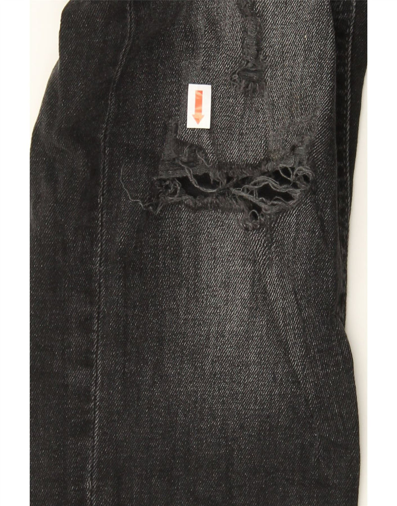 JACK & JONES Mens Distressed Skinny Jeans W29 L32 Black Cotton Vintage Jack & Jones and Second-Hand Jack & Jones from Messina Hembry 