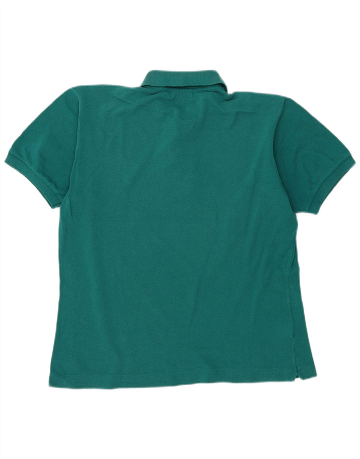 Lacoste Mens Polo Shirt Size 4 Medium Green Cotton