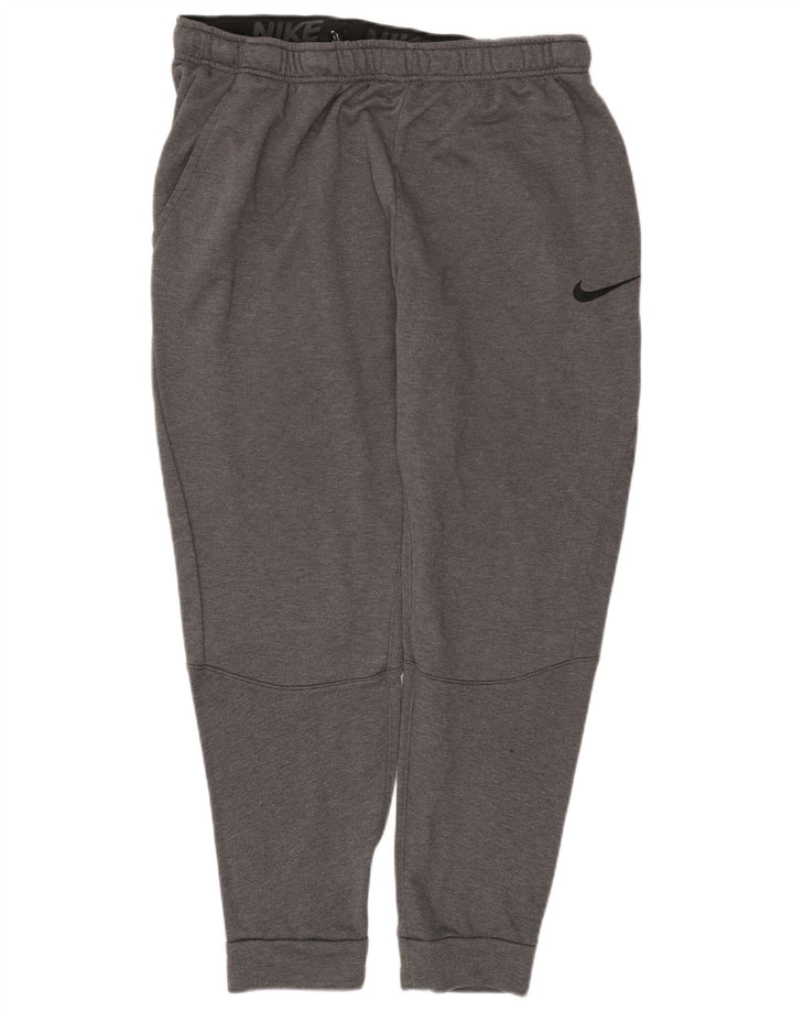Nike Mens Dri Fit Tracksuit Trousers Joggers XL Grey