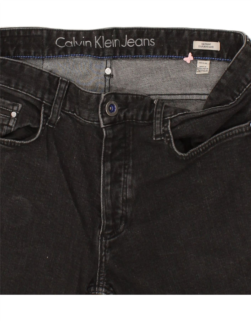 CALVIN KLEIN Mens Slim Straight Jeans W32 L32 Grey Cotton | Vintage Calvin Klein | Thrift | Second-Hand Calvin Klein | Used Clothing | Messina Hembry 