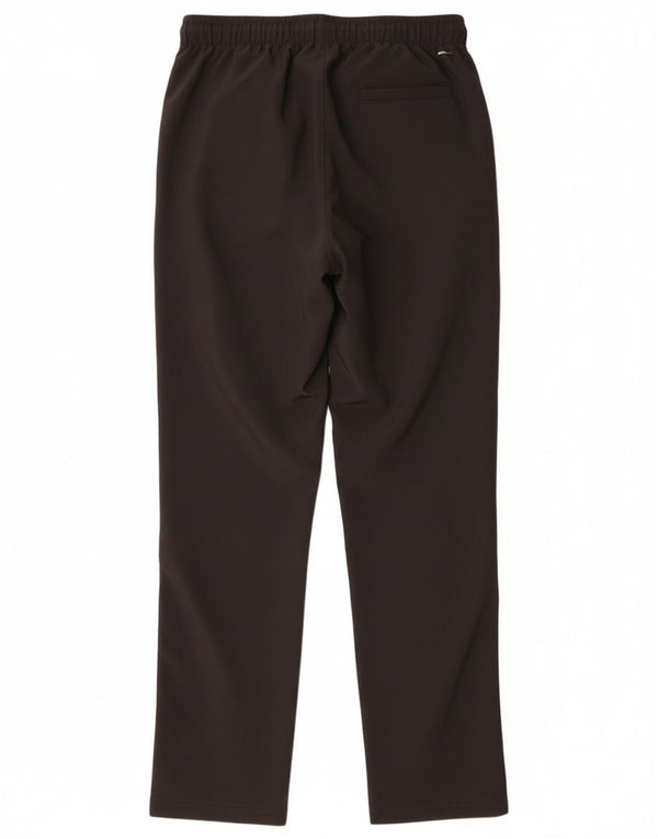 Adidas Boys Climalite Tracksuit Trousers 15-16 Years Black Polyester