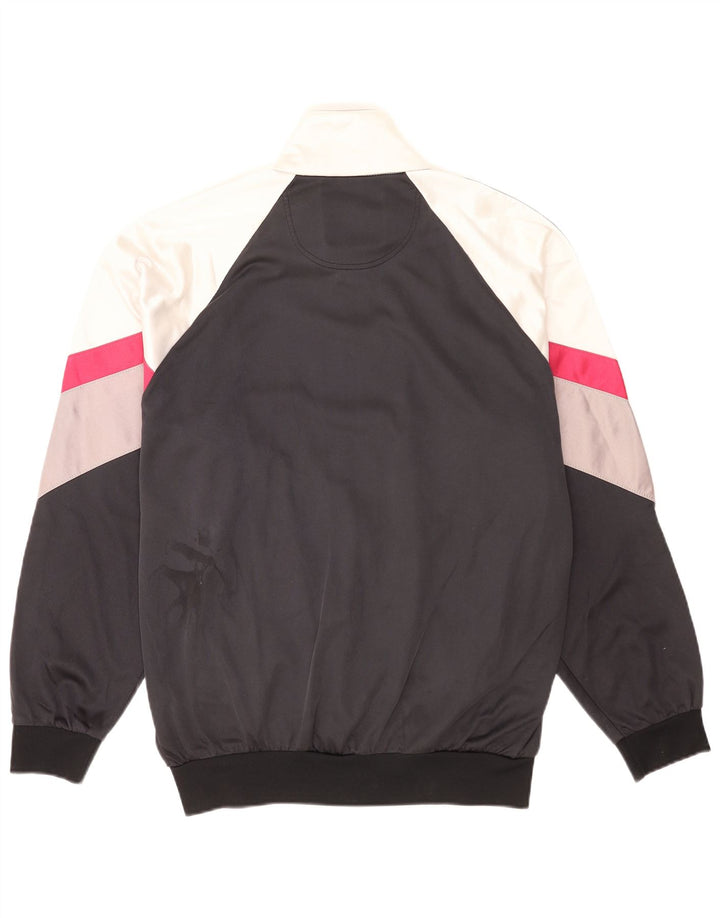 Asics Mens Graphic Tracksuit Top Jacket Medium Multicoloured Colourblock