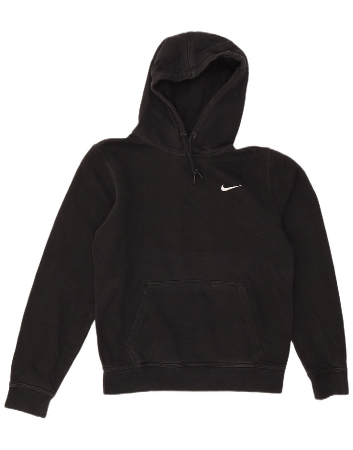 Nike Mens Hoodie Jumper Small Black Cotton