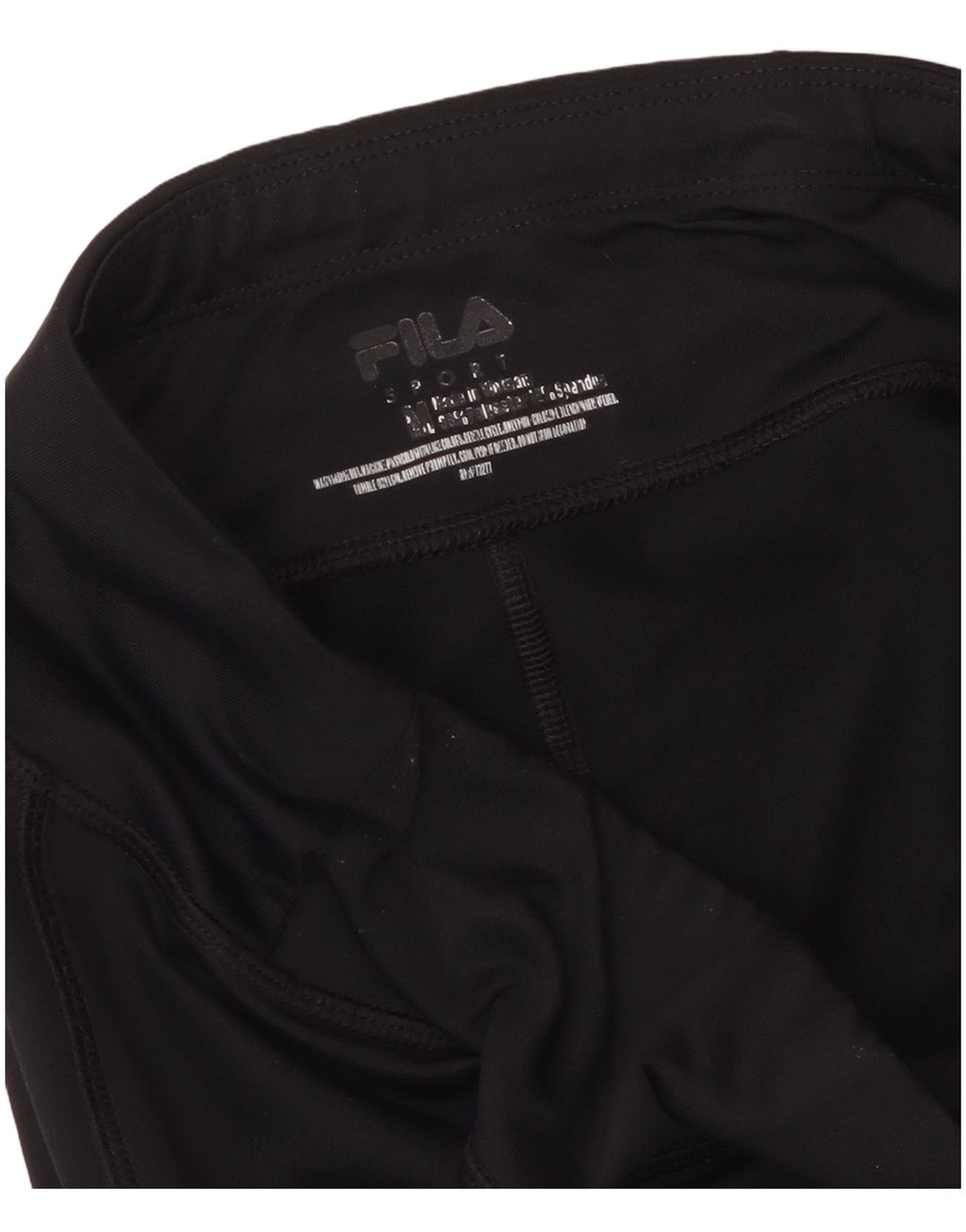FILA Womens Capri Leggings UK 14 Medium  Black
