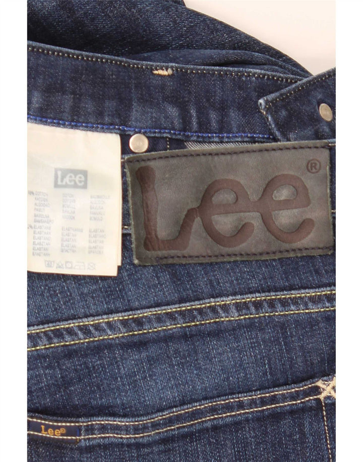 Lee Mens Powell Straight Jeans W33 L31 Blue Cotton