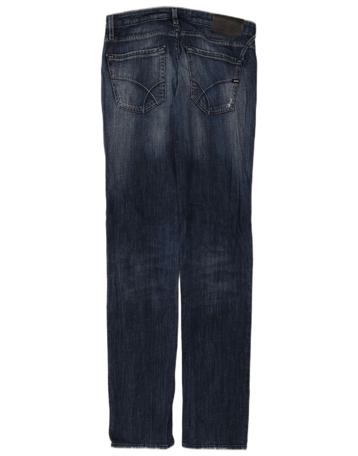 Gas Womens Slim Jeans W30 L34 Blue Cotton