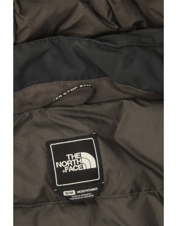 The North Face Mens Hooded Parka Jacket UK 38 Medium Navy Blue Polyester