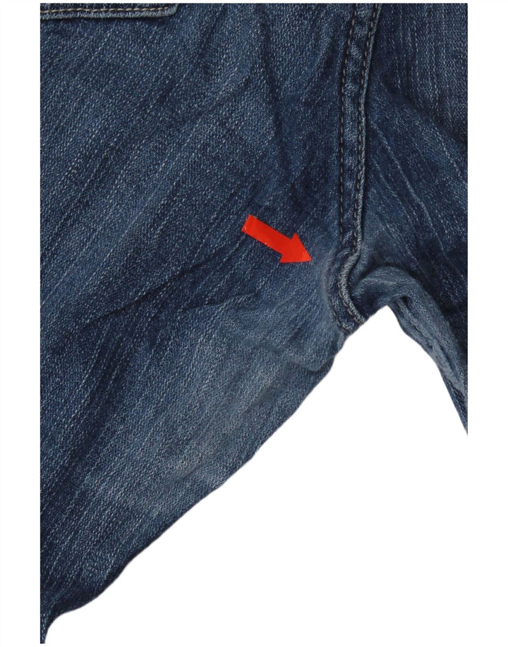 Levi's Womens 518 Super Low Bootcut Jeans W30 L30 Blue Cotton