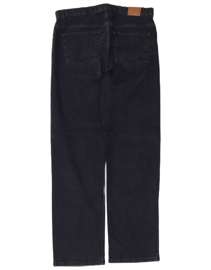 Marks & Spencer Mens Straight Jeans W36 L33 Navy Blue Cotton