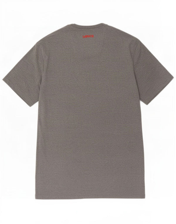 Levi's Mens Graphic T-Shirt Top 2XL Grey Cotton