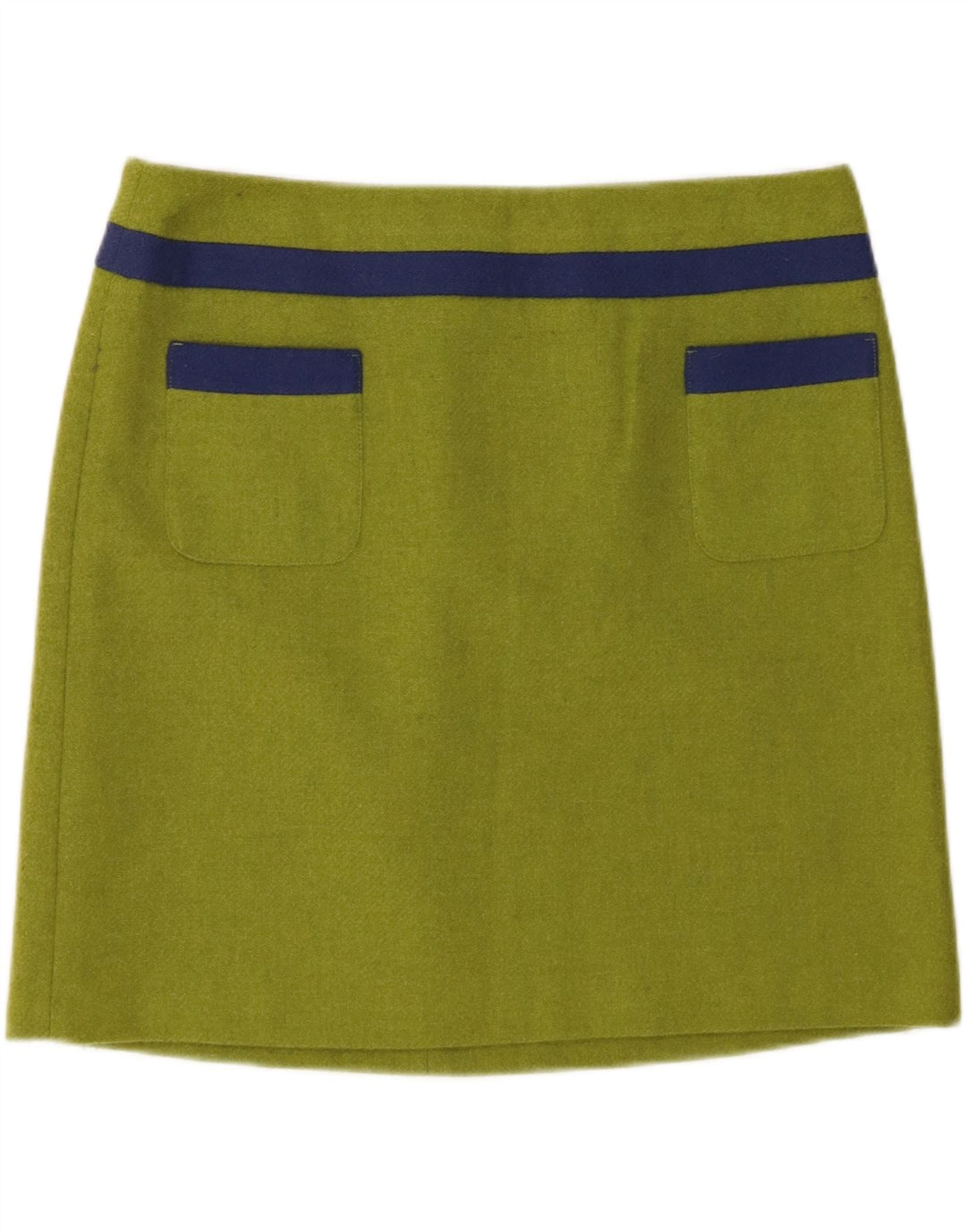 Boden Womens Straight Skirt UK 16 Large W34 Green Wool