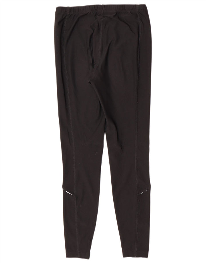New Balance Womens Leggings UK 8 Small  Black Polyester