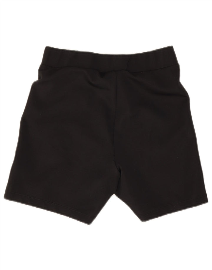 Adidas Womens Graphic Sport Shorts UK 10 Small Black Polyester