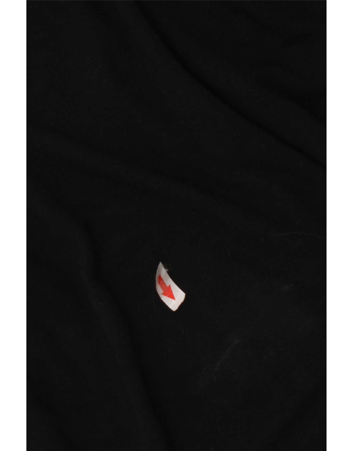 Gap Womens Drop Neck Top Long Sleeve UK 10 Small Black Lyocell