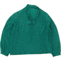 VINTAGE Womens Blouse Top UK 18 XL Green Polka Dot Vintage Vintage and Second-Hand Vintage from Messina Hembry 