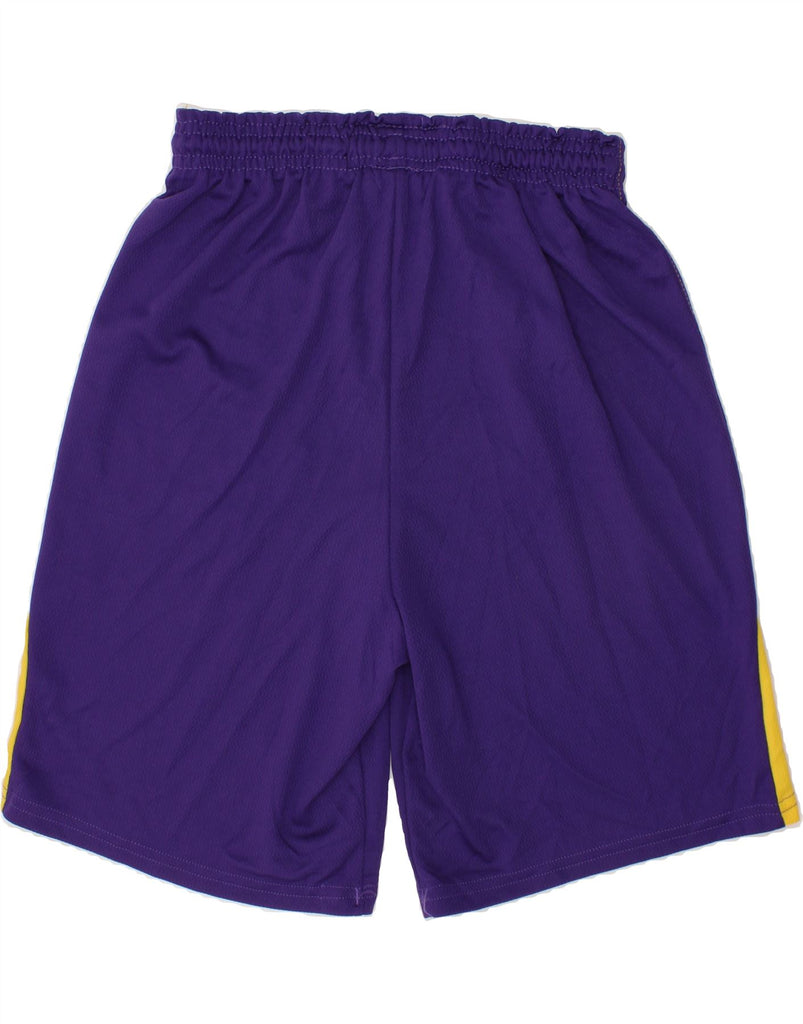 NBA Boys Sport Shorts 7-8 Years Large Purple Colourblock Polyester Vintage NBA and Second-Hand NBA from Messina Hembry 