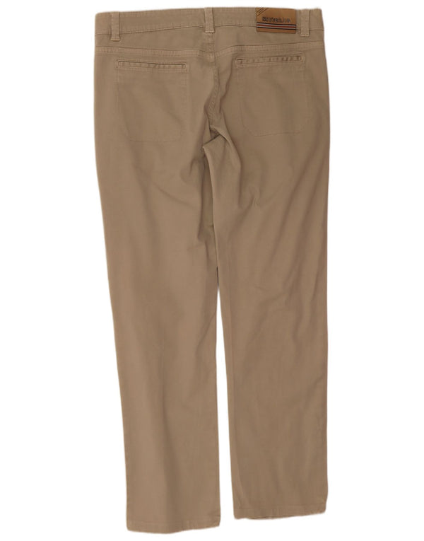 SIVIGLIA Mens Regular Chino Trousers W36 L29 Beige Cotton
