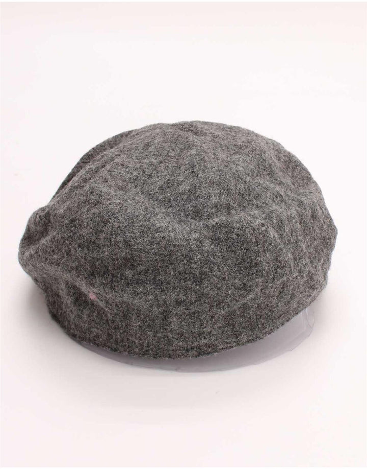 Barbour Mens Flat Cap Large Grey Wool Classic