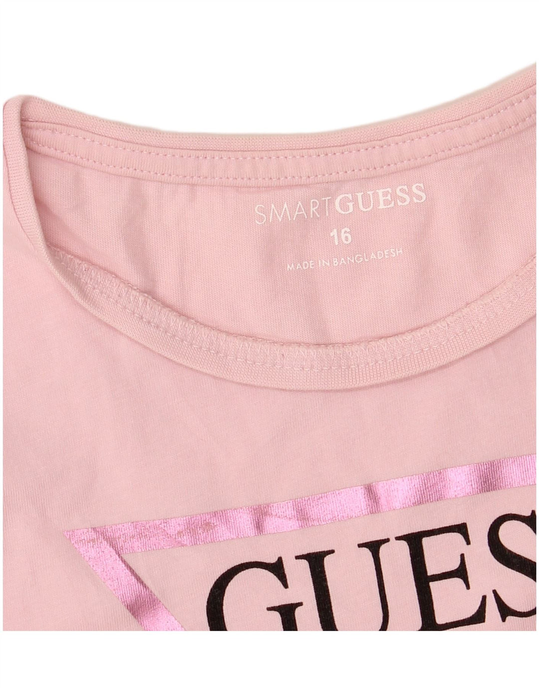 GUESS Girls Graphic T-Shirt Top 15-16 Years Pink