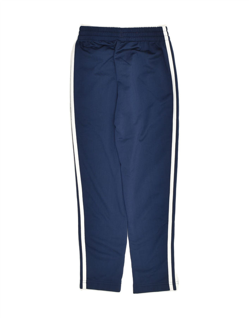 ADIDAS Boys Tracksuit Trousers 7-8 Years Blue Polyester | Vintage Adidas | Thrift | Second-Hand Adidas | Used Clothing | Messina Hembry 