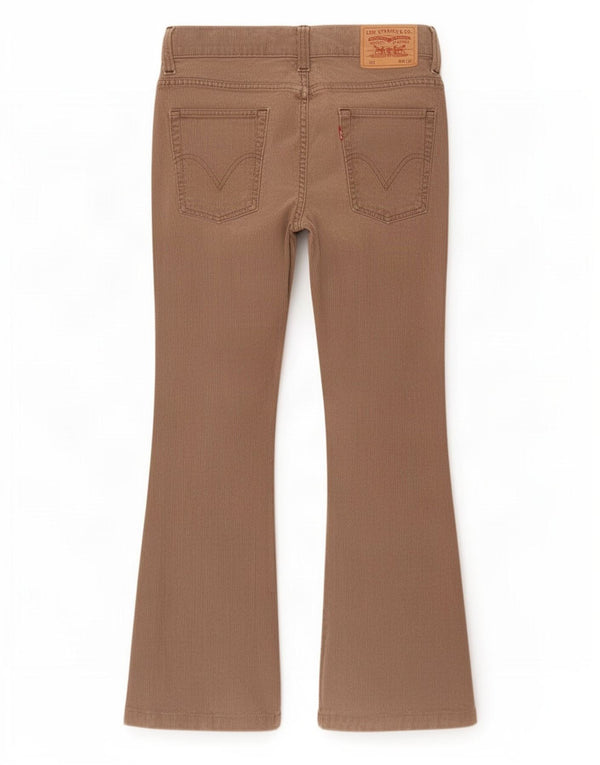 Levi's Mens 512 Bootcut Casual Trousers W32 L28 Brown Cotton