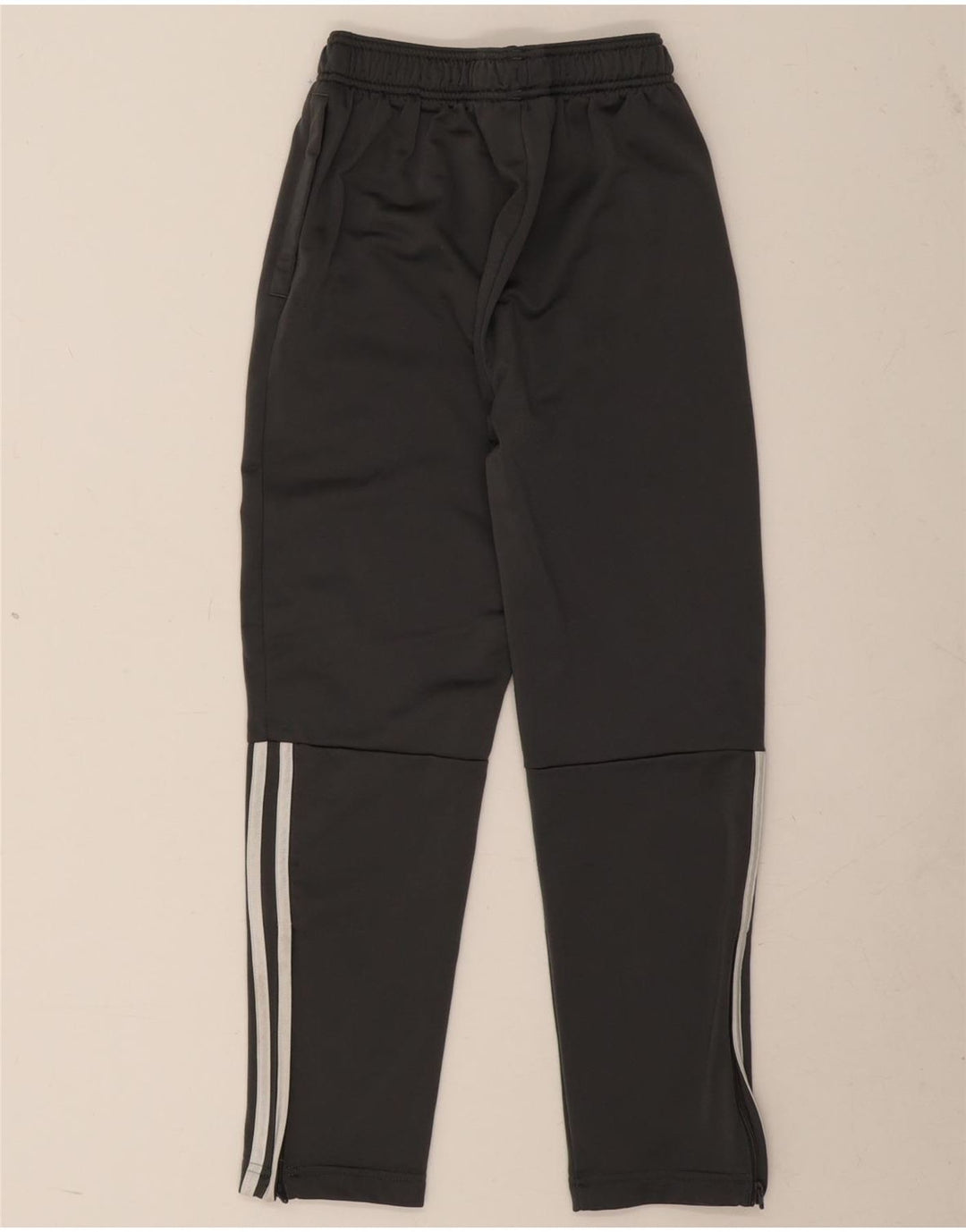 Adidas Boys Tracksuit Trousers 11-12 Years  Grey Polyester