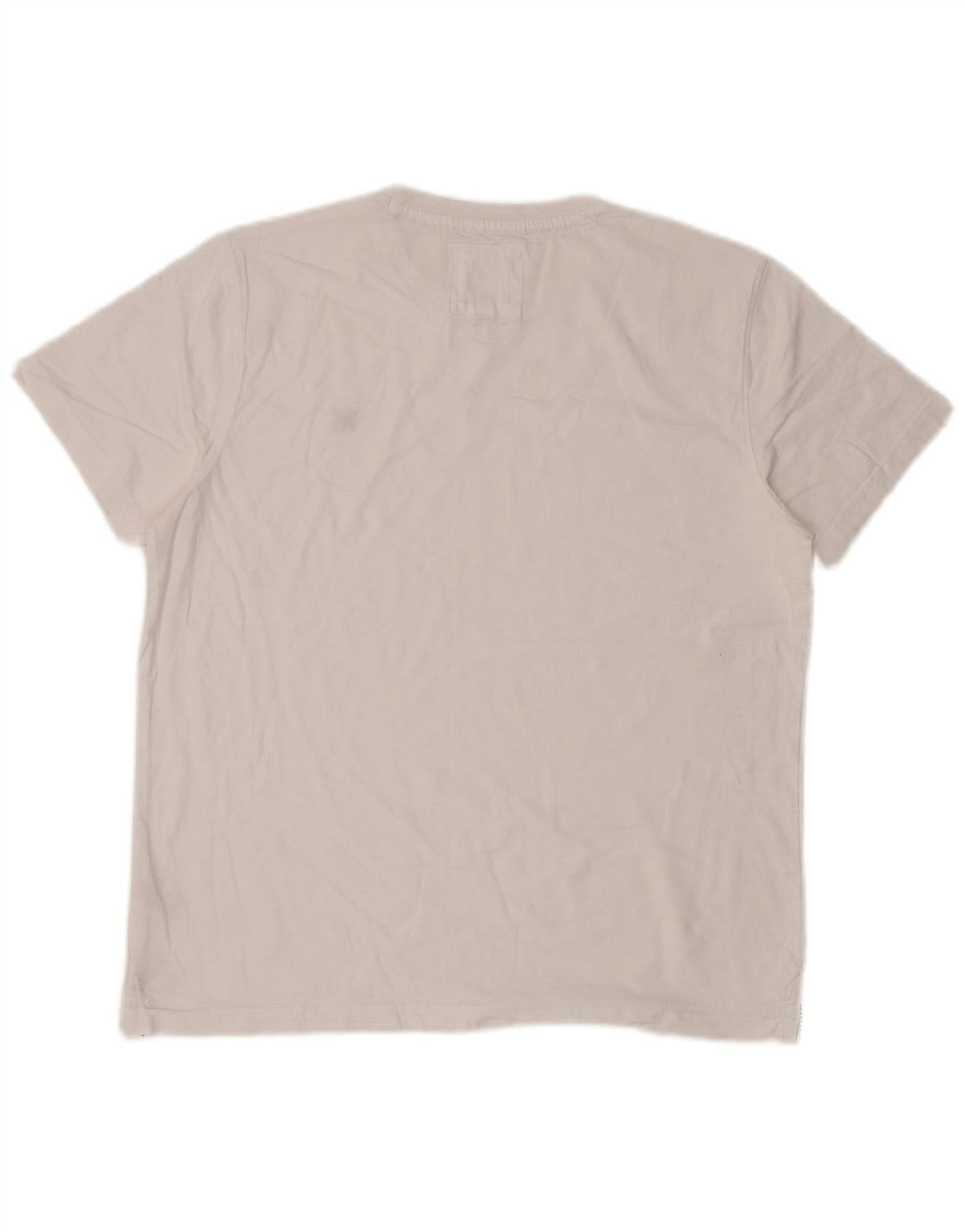 Crew Clothing Mens T-Shirt Top Large White Cotton