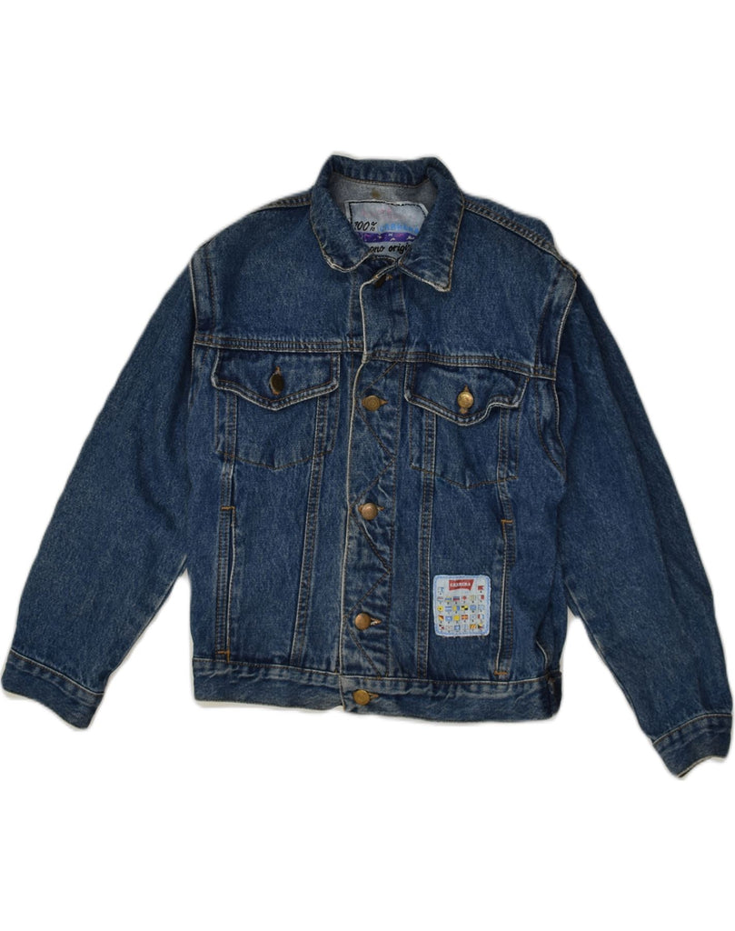 CARRERA Boys Graphic Denim Jacket 11-12 Years Blue Cotton | Vintage Carrera | Thrift | Second-Hand Carrera | Used Clothing | Messina Hembry 