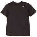 Nike Mens Dri Fit T-Shirt Top Medium Black Polyester