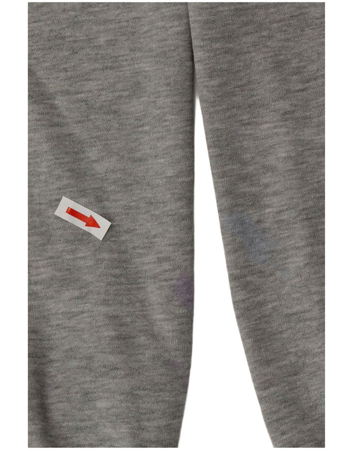 Superdry Womens Tracksuit Trousers Joggers UK 12 Medium Grey Cotton