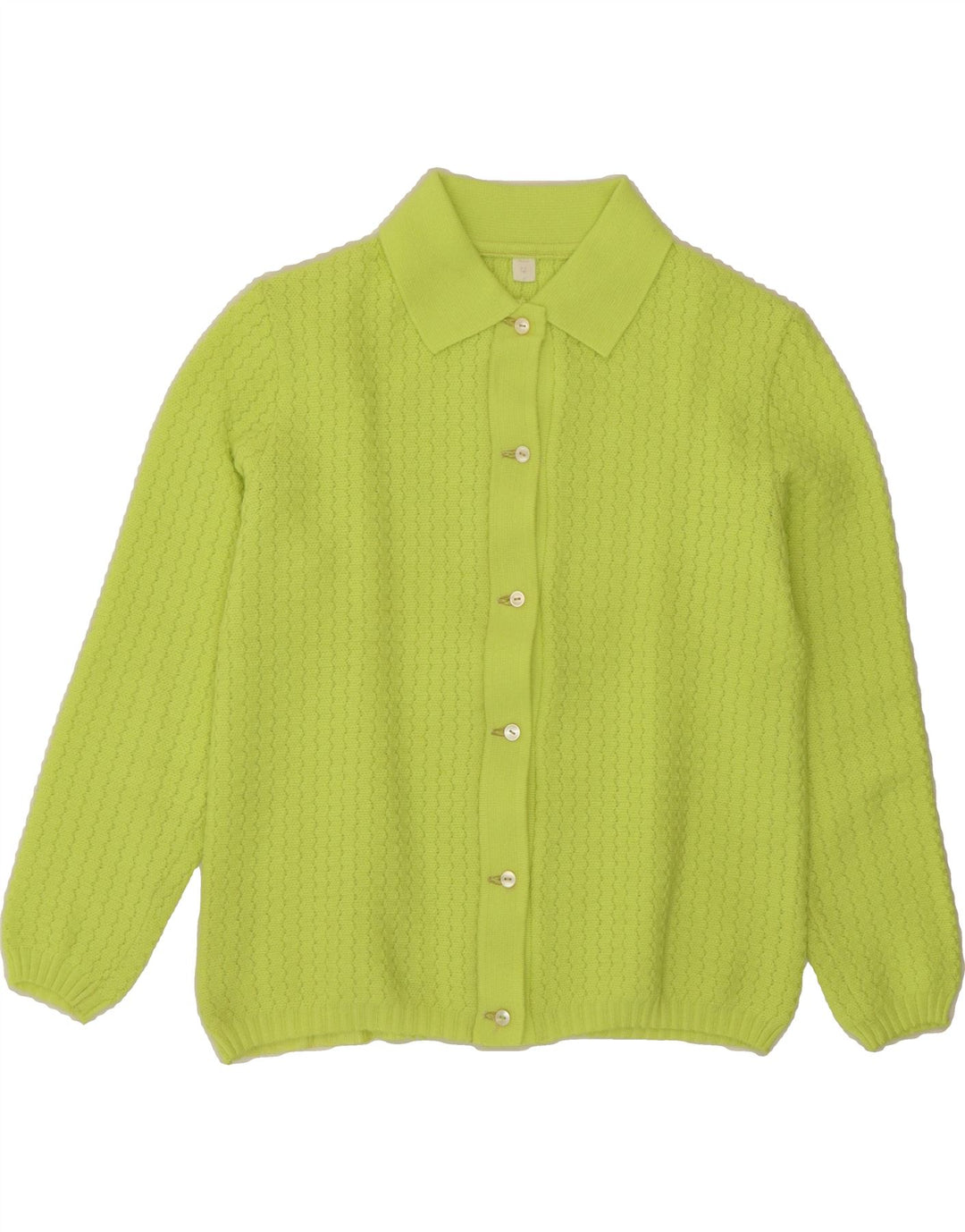 VINTAGE Womens Cardigan Sweater IT 42 Medium Green Vintage Vintage and Second-Hand Vintage from Messina Hembry 