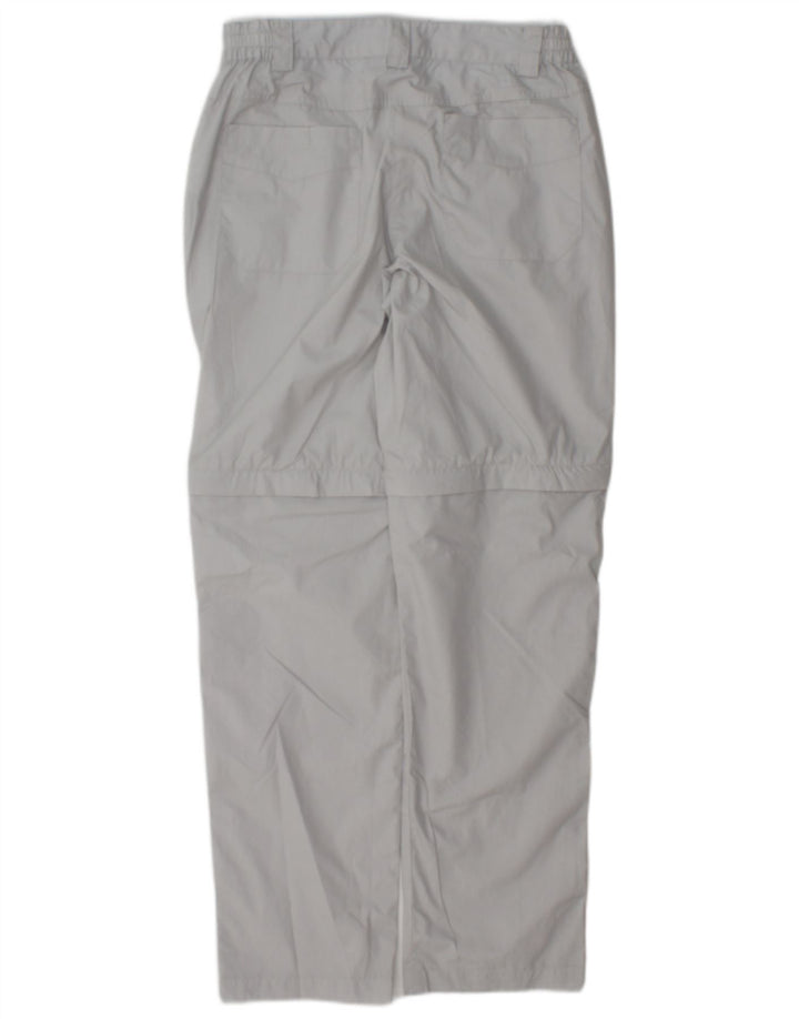 Mountain Warehouse Womens Chino Trousers UK 8 Small W27 L30 Grey Polyester
