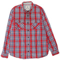 FAT FACE Mens Shirt XL Red Check Cotton
