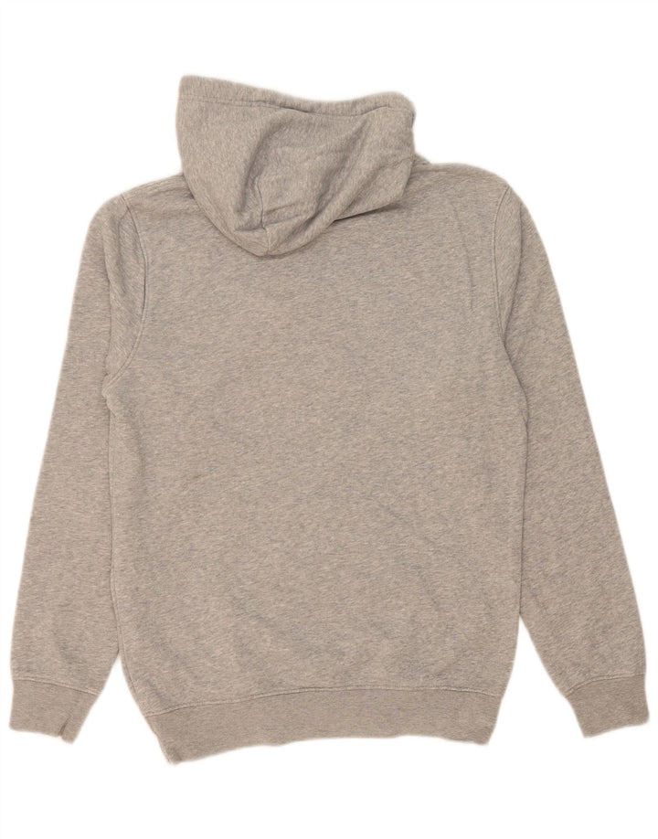 CHAMPION Mens Graphic Hoodie Jumper Small Grey Cotton