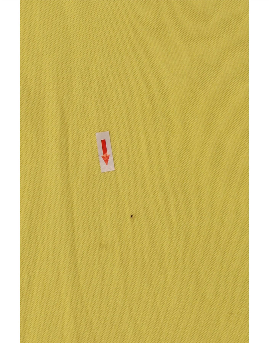 Fila Mens Polo Shirt IT 48 Medium Yellow Cotton
