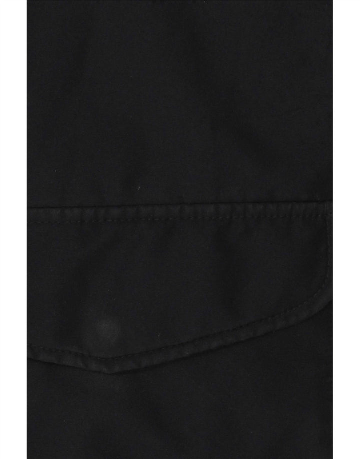 Fay Mens Windbreaker Coat UK 42 XL Navy Blue Polyester
